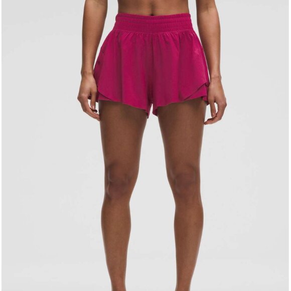 Lululemon Shake It Out High-Rise Running Short 2.5" Magenta Smoke - Picture 5 of 9